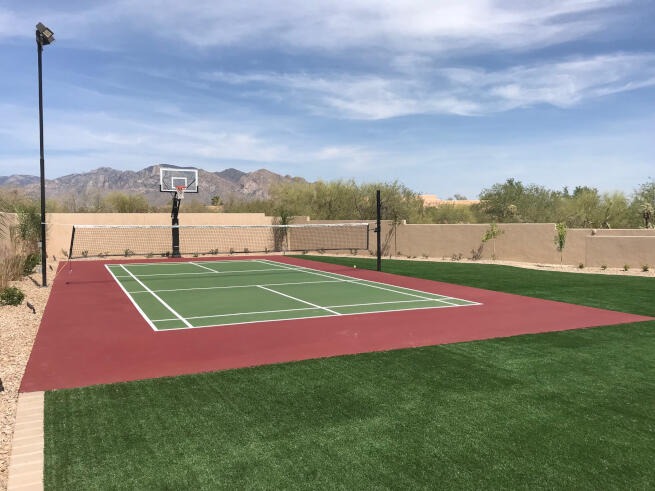 Atlanta Pickleball Court and Basketball Net